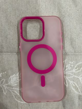 Funda iPhone 14 Pro Max Rosa MagSafe