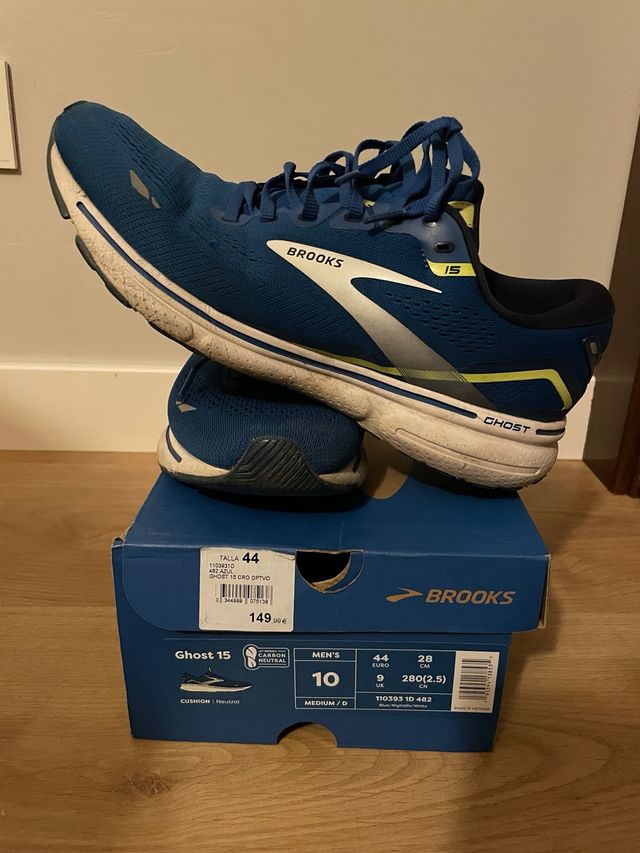 Brooks Ghost 15 Talla 44 Azul