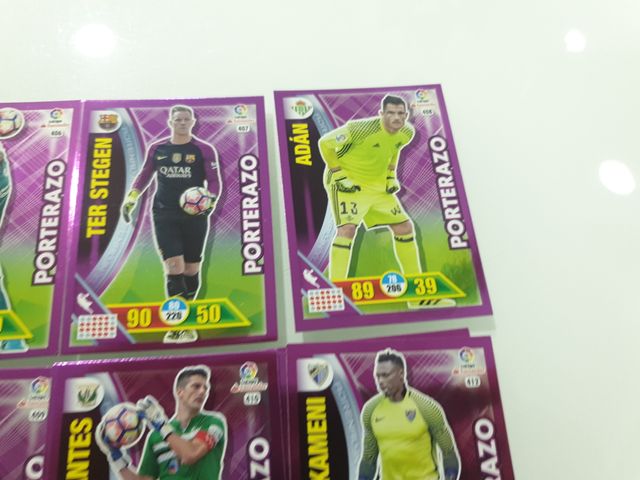 Colección cromos Adrenalyn Porterazo