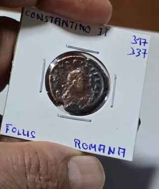 Moneda Romana Constantino II Follis 317-337