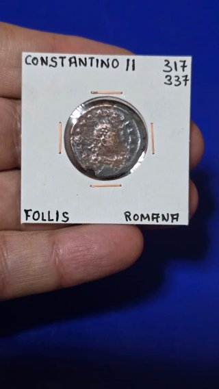 Moneda Romana Constantino II Follis 317-337