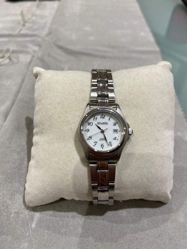 Reloj Duward Mujer Plata y Blanco