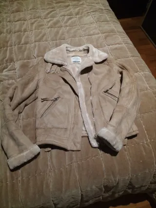 Cazadora Bershka Beige Talla M