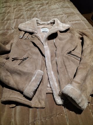 Cazadora Bershka Beige Talla M