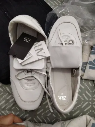 Zapatillas Zara Talla 37 Blancas