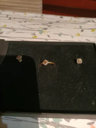 Conjunto Anillo y Pendientes