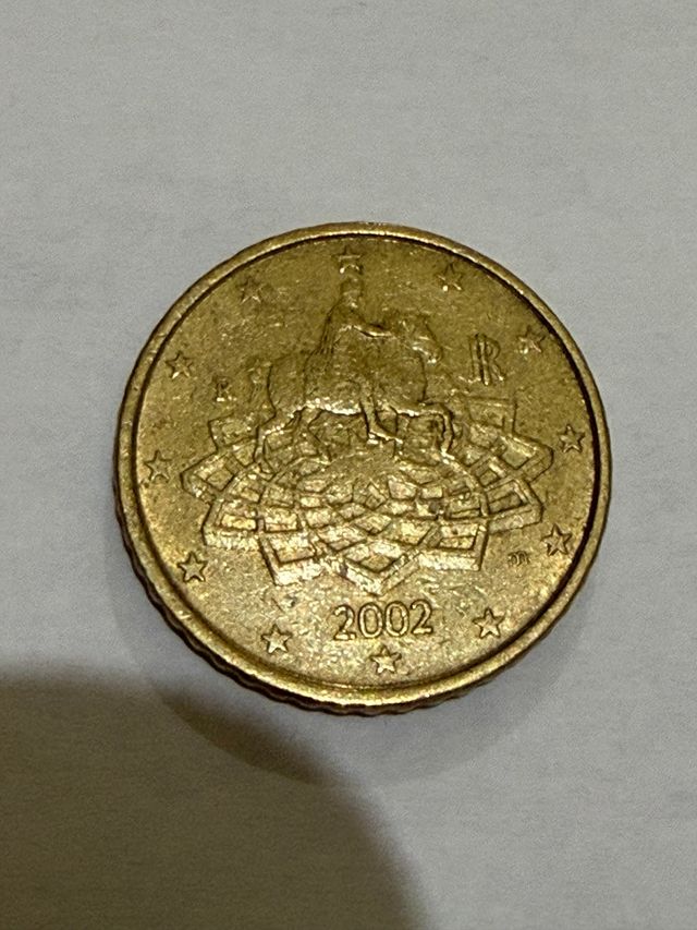 Moneda 50 céntimos 2002