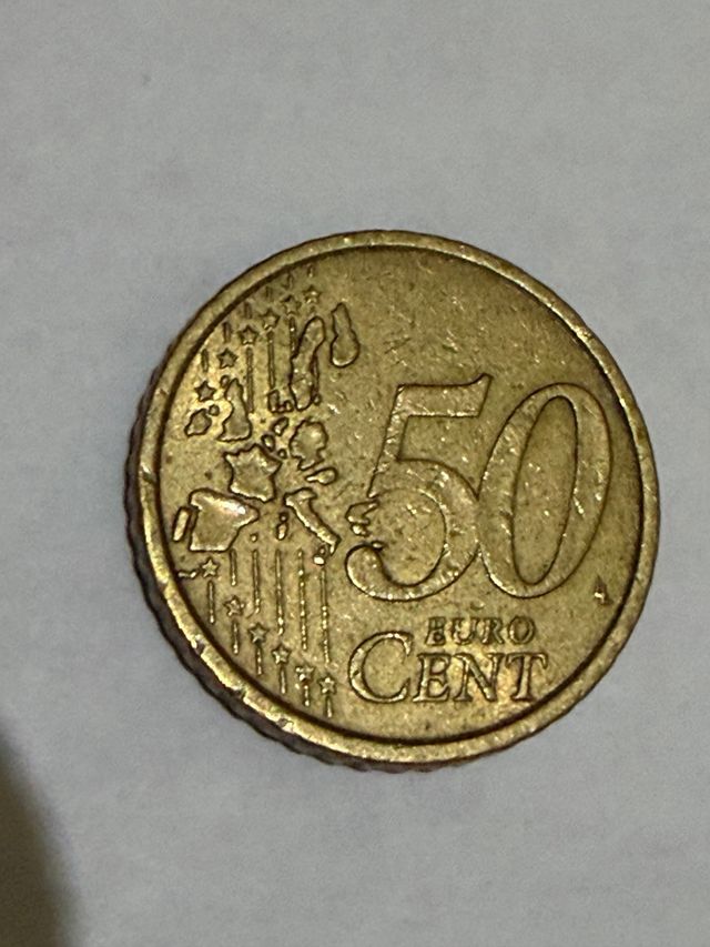 Moneda 50 céntimos 2002