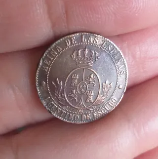 Moneda 1 Céntimo de Escudo 1867