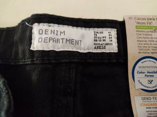 Pantalón vaquero mujer negro Talla L