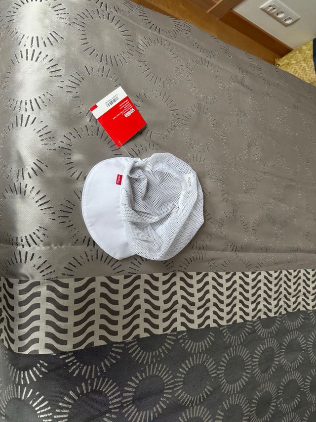 Gorra de cocinera blanca