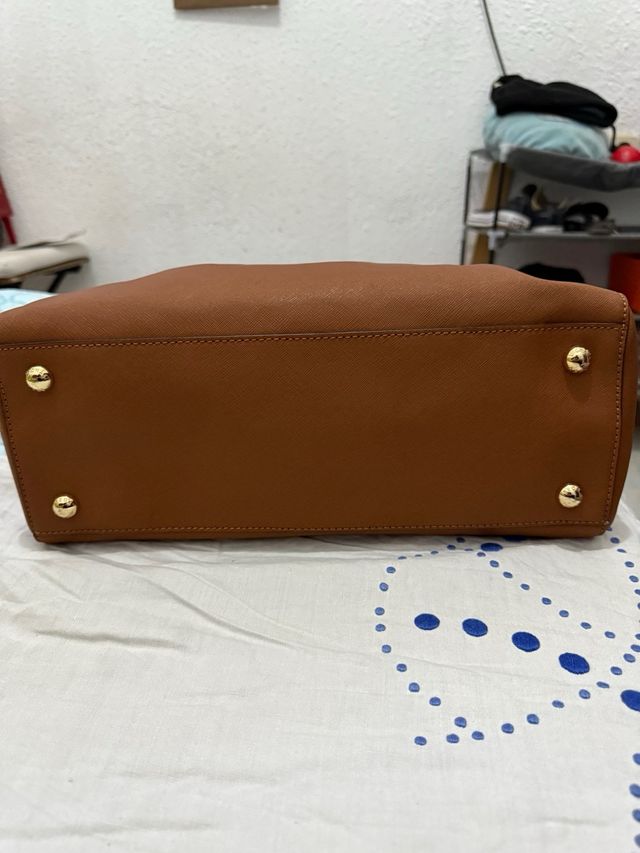 Bolso Michael Kors Marrón y Dorado