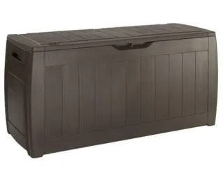 Baúl de resina marrón