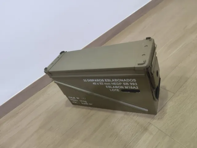 Caja de munición vacía