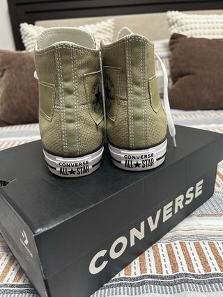 Botas Converse All Star caña alta verde
