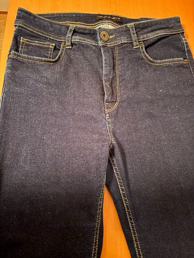 Pantalón vaquero azul Purificación García 