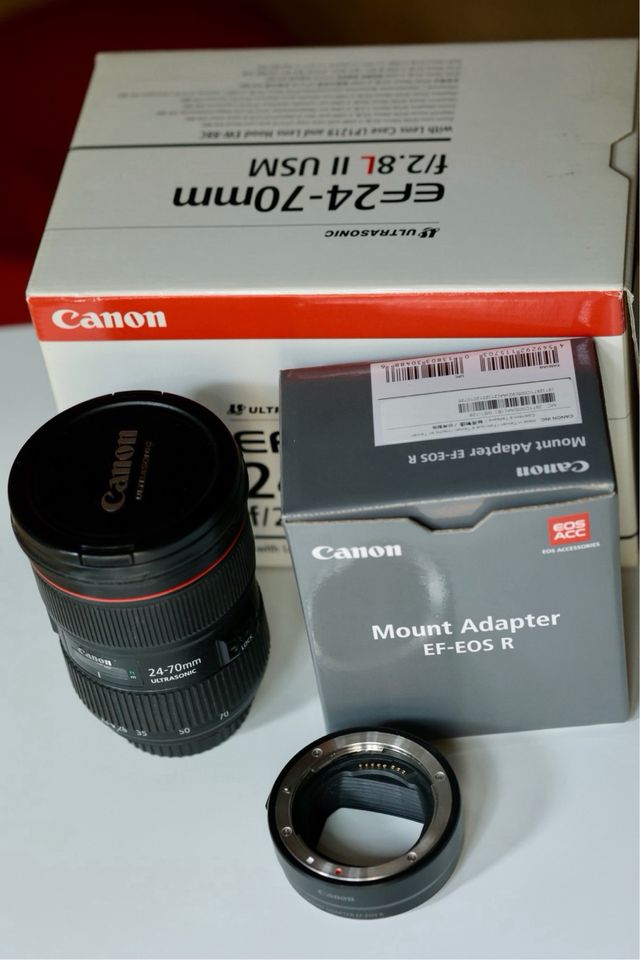 Canon EF 24-70mm f/2.8L II USM + adaptador EF-R
