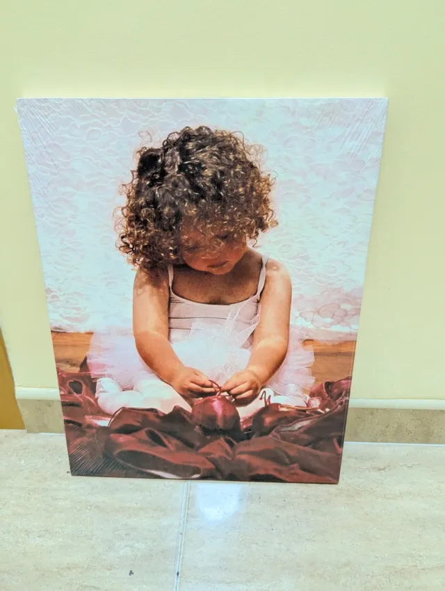Cuadro infantil niña 35x46 cm