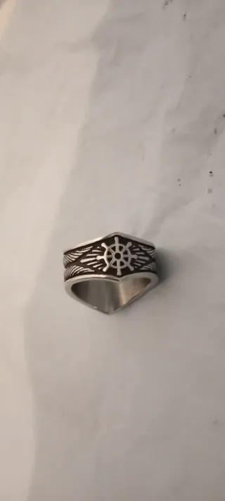 Anillo Acero Inoxidable Ancla Náutica