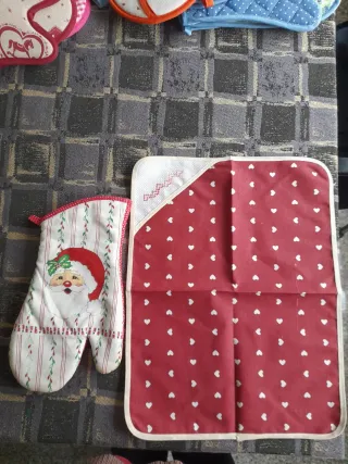 Set natalizio guantone forno e tovaglietta