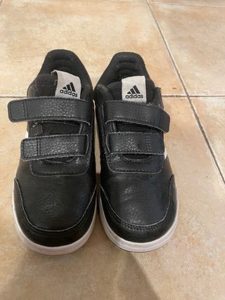 Zapatos Adidas Niño Negro y Azul