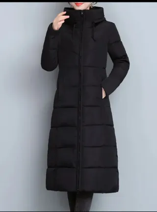 Casaca Térmica Invierno XL Negra Mujer Abrigadora