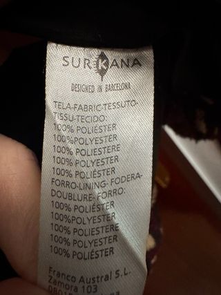 Abrigo 3/4 Surkana estampado