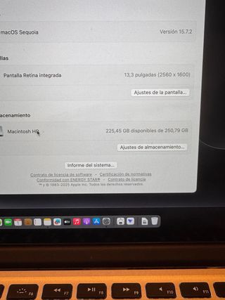 MacBook Pro 13 2015 Plata