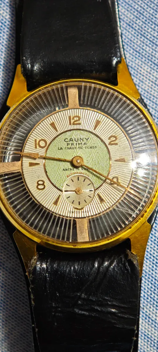 Orologio Cauny Prime Vintage Ancre 15 Gemme
