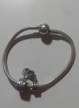 Pulsera Pandora 17cm + 2 Charms