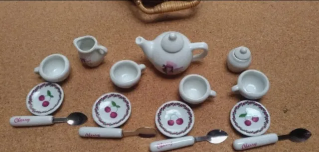 Servizio porcellana miniatura gioco bambini