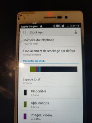 Huawei P7-L10 in bianco