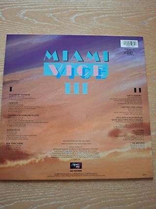 LP Vinile Miami Vice 1988 Soundtrack