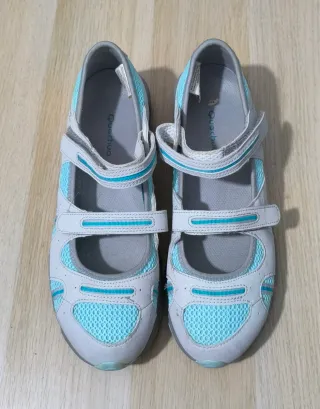 Sandalias Quechua Talla 41 Gris/Turquesa