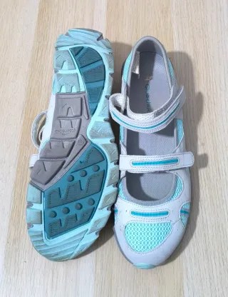 Sandalias Quechua Talla 41 Gris/Turquesa