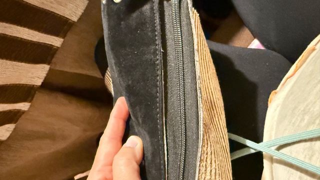 Riñonera Piel Mujer Beige/Marrón