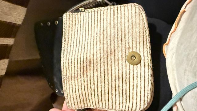 Riñonera Piel Mujer Beige/Marrón