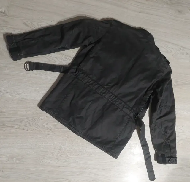 Chaqueta Pepe Jeans Tall XL Negra efecto engrasada