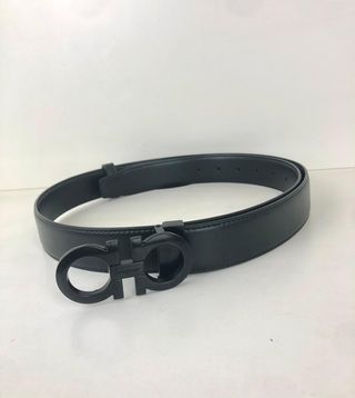 Cinturón Salvatore Ferragamo de piel negra