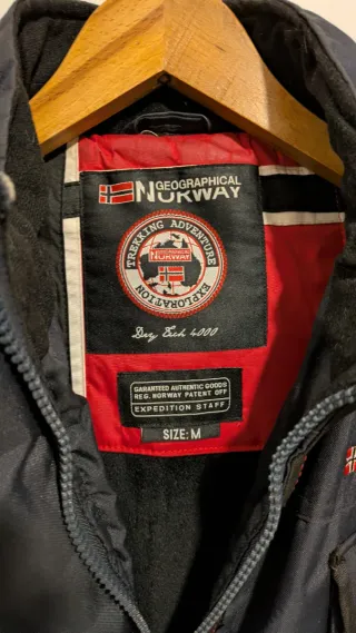 Abrigo Geographical Norway Azul Talla M