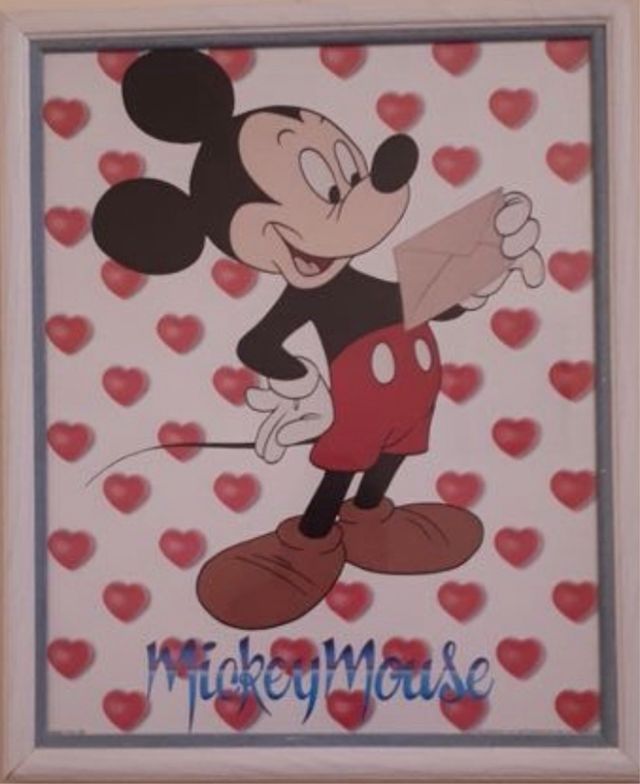 Cuadros Decorativos Mickey y Minnie Mouse