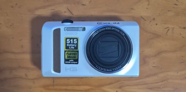 Casio Exilim EX-ZR400 16.1 MPX 12.5x Zoom BLANCA
