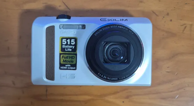 Casio Exilim EX-ZR400 16.1 MPX 12.5x Zoom BLANCA