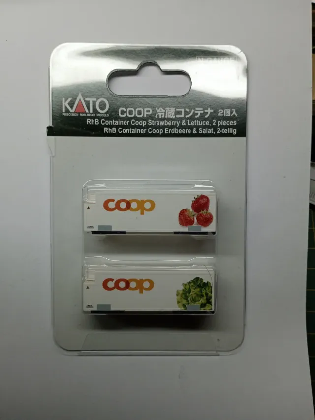 Contenedores N Kato Coop Fresas y Lechuga