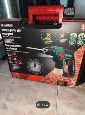 Martillo Perforador Recargable Parkside
