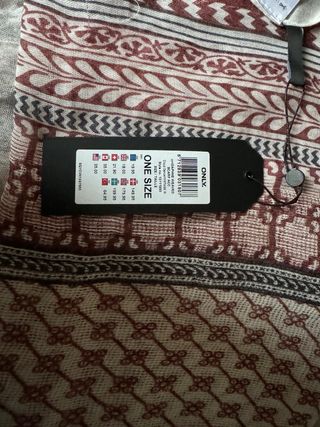 Pashmina combinada mujer