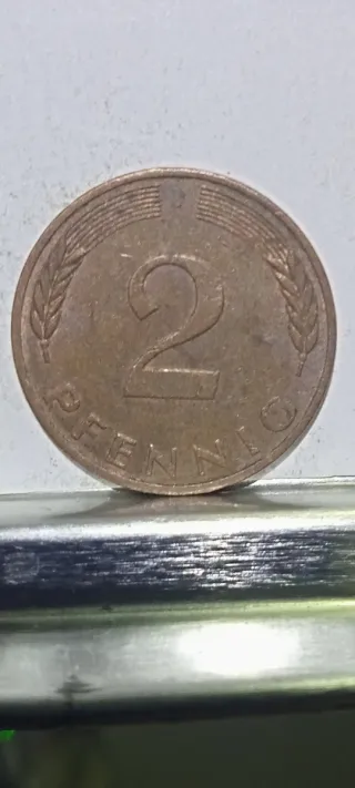 Moneda 2 Pfennig Alemania