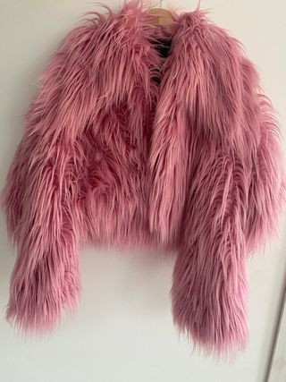 Cazadora pelo rosa Bimba y Lola