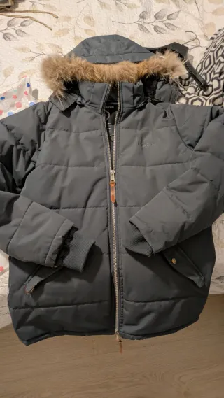 Abrigo Geographical Norway gris hombre