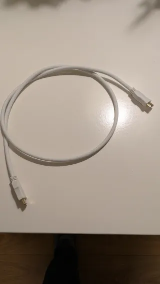 Cable HDMI 1.20m Blanco